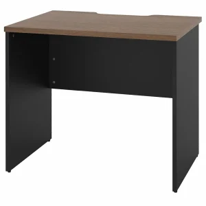 プランシリーズ 木製デスク W800 D600 ウォルナット×ブラック脚 RFPD-0860DM-BL 新品 デスク