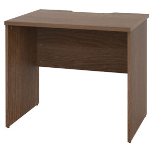 プランシリーズ 木製デスク W800 D600 ウォルナット×ウォルナット脚 RFPD-0860DM-DL 新品 デスク