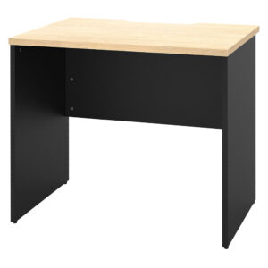プランシリーズ 木製デスク W800 D600 ナチュラル×ブラック脚 RFPD-0860NA-BL 新品 デスク