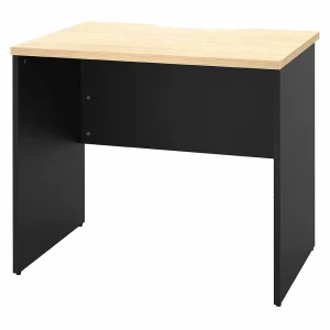 プランシリーズ 木製デスク W800 D600 ナチュラル×ブラック脚 RFPD-0860NA-BL 新品 デスク