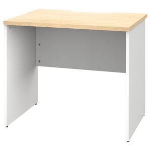 プランシリーズ 木製デスク W800 D600 ナチュラル×ホワイト脚 RFPD-0860NA-WL 新品 デスク