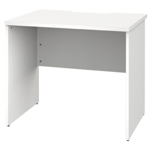 プランシリーズ 木製デスク W800 D600 ホワイト×ホワイト脚 RFPD-0860WH-WL 新品 デスク