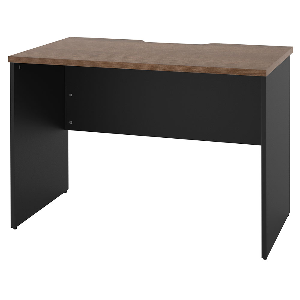 プランシリーズ 木製デスク W1000 D600 ウォルナット×ブラック脚 RFPD-1060DM-BL 新品 デスク