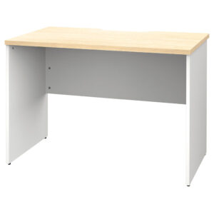 プランシリーズ 木製デスク W1000 D600 ナチュラル×ホワイト脚 RFPD-1060NA-WL 新品 デスク