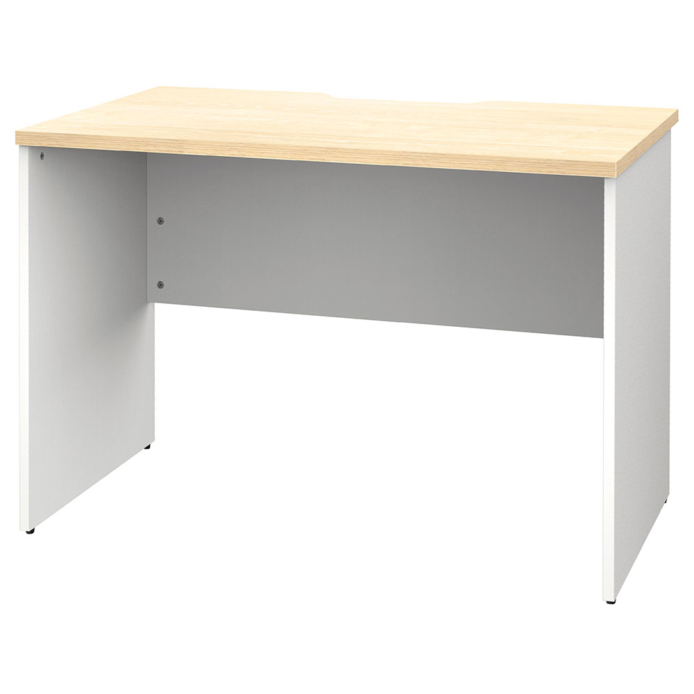 プランシリーズ 木製デスク W1000 D600 ナチュラル×ホワイト脚 RFPD-1060NA-WL 新品 デスク