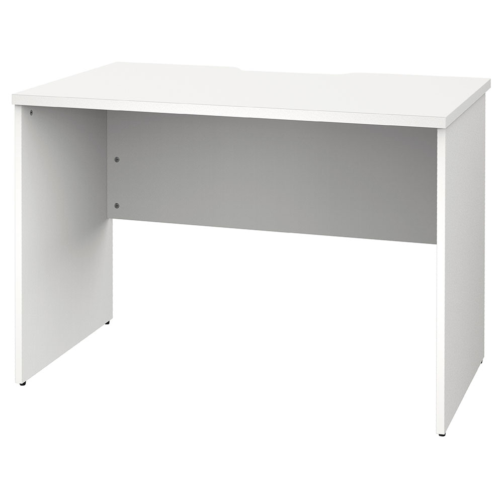 プランシリーズ 木製デスク W1000 D600 ホワイト×ホワイト脚 RFPD-1060WH-WL 新品 デスク