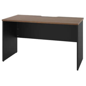 プランシリーズ 木製デスク W1200 D600 ウォルナット×ブラック脚 RFPD-1260DM-BL 新品 デスク