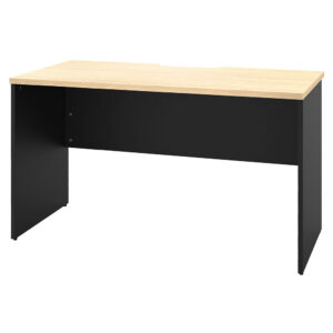 プランシリーズ 木製デスク W1200 D600 ナチュラル×ブラック脚 RFPD-1260NA-BL 新品 デスク
