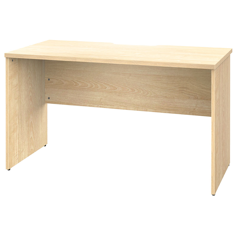 プランシリーズ 木製デスク W1200 D600 ナチュラル×ナチュラル脚 RFPD-1260NA-NL 新品 デスク