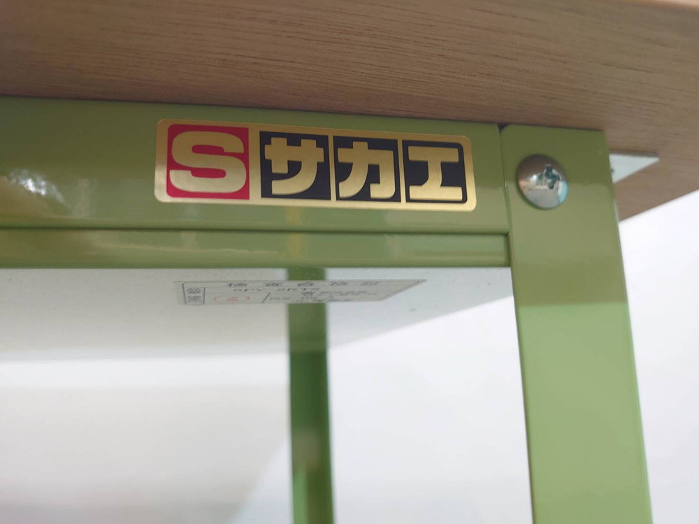軽量作業台 サカエ 作業机 作業台 1人用 固定タイプ 補助テーブル 中古 - 画像 (8)