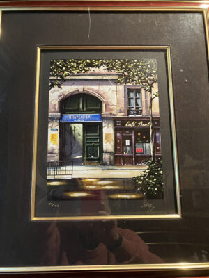 『パリの絵』絵画 トーマス・プラジンスキー 額入り 額付き インテリア アート 壁掛け 10号