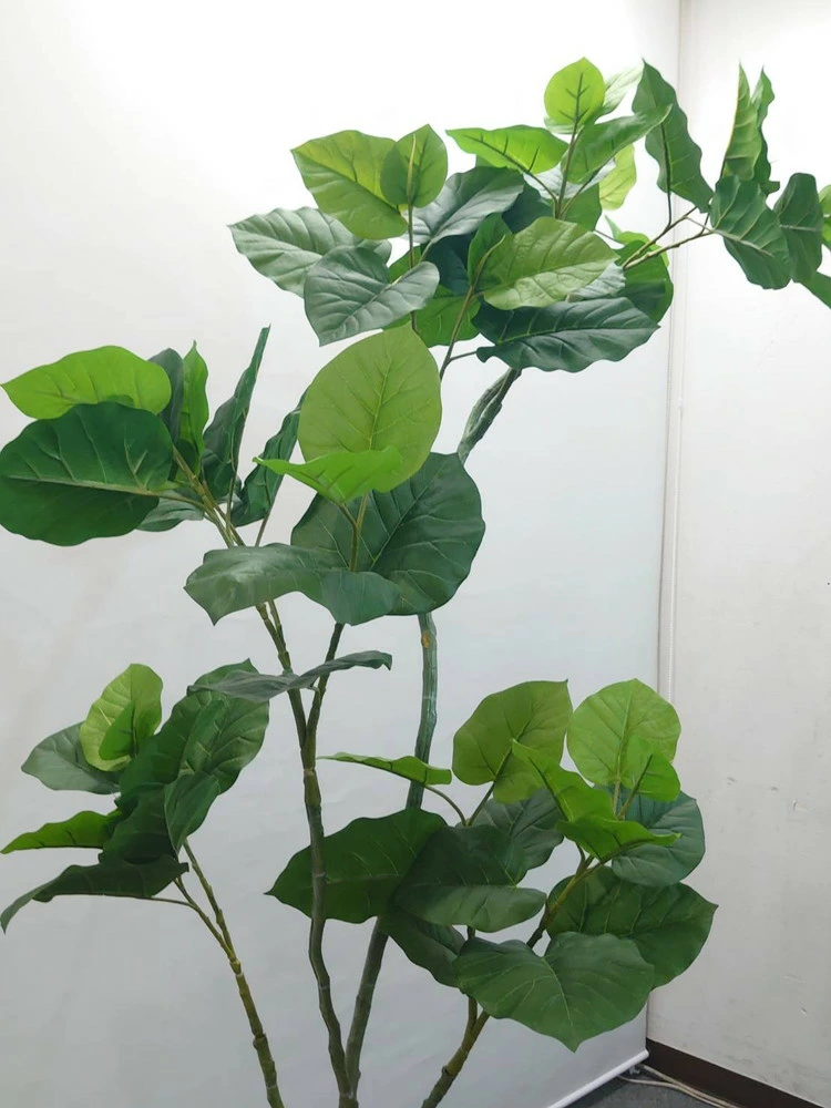 送料無料 ウンベラータ風 フェイクグリーン オフィスグリーン H1900 観葉植物 インテリア グリーン 人工観葉植物 - 画像 (3)
