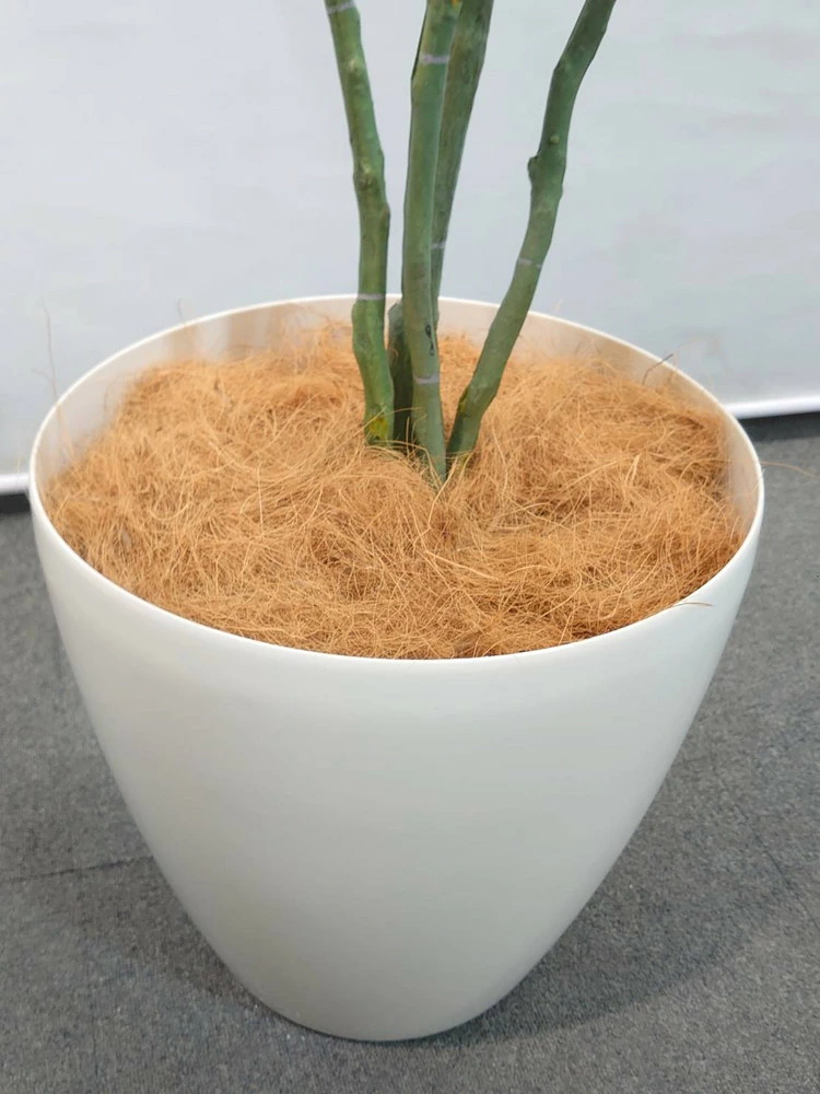 送料無料 ウンベラータ風 フェイクグリーン オフィスグリーン H1900 観葉植物 インテリア グリーン 人工観葉植物 - 画像 (5)