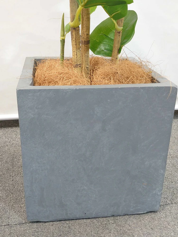 送料無料 シーグレープ ココロバ 鉢付き フェイクグリーン オフィスグリーン H1300 観葉植物 インテリア グリーン おしゃれ 家具 部屋 人工観葉植物 - 画像 (6)