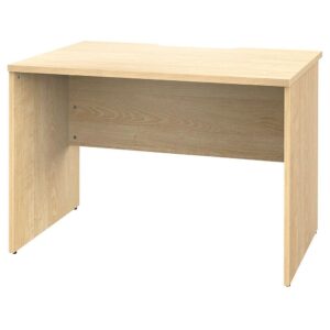 プランシリーズ 木製デスク W1000 D700 ナチュラル×ホワイト脚 RFPD-1070NA-NL 新品