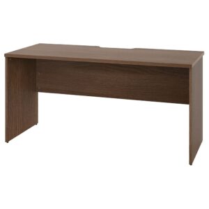 プランシリーズ 木製デスク W1400 D600 ウォルナット×ウォルナット脚 RFPD-1460DM-DL 新品