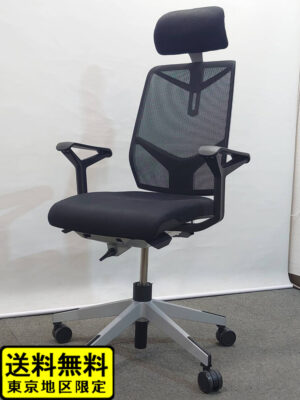 オフィスチェア giroflex 68 マネジメントチェア 在宅 チェア 黒 メッシュ PLUS ジロフレックス 中古