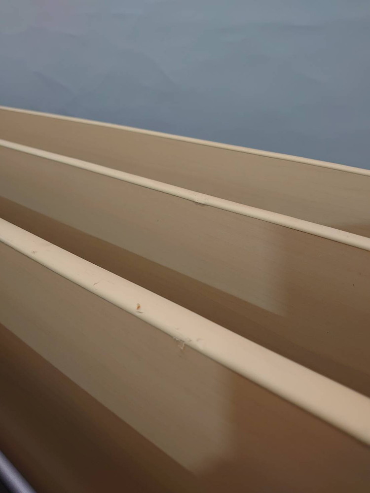 会議テーブル 折り畳み 幕板棚付 プラス リネロ W1800 4台セット 中古 - 画像 (10)