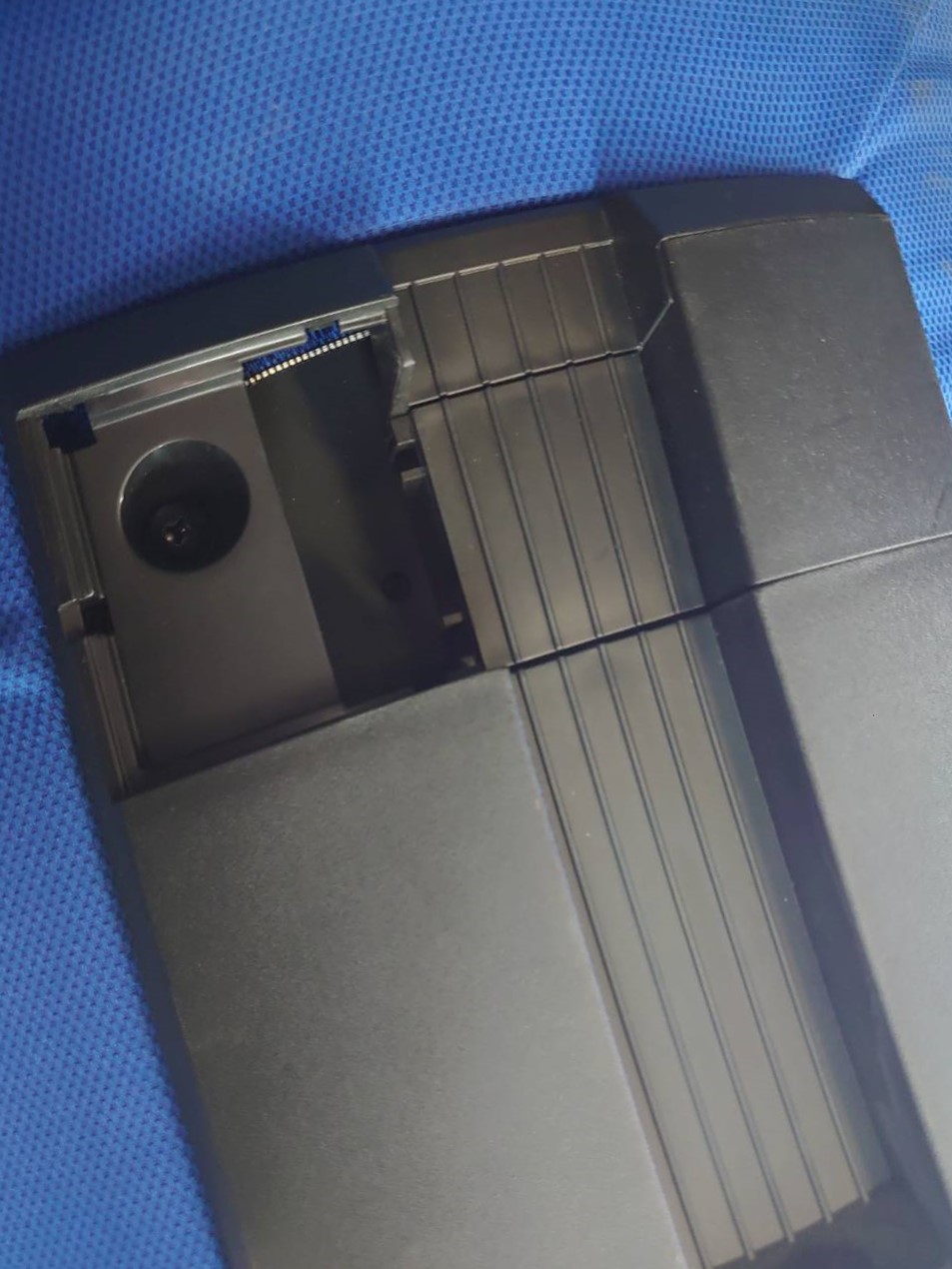 訳あり特価 オフィスチェア オフィスチェア エルビス ライオン事務器 LION ブルー キャスターチェア 61FG 中古 - 画像 (6)