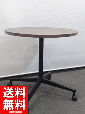 丸テーブル W750 H720 コクヨ ジュート カフェテーブル ワークテーブル ミーティングテーブル テーブル キャスター付き 中古