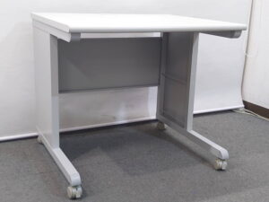 平机  W800 D700 H700 サンワサプライ オフィスデスク ワークデスク 机 デスク キャスター付き 中古