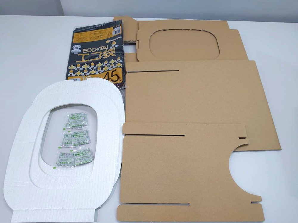 簡易トイレ 災害用トイレ 組立式 ポータブル 非常用 防災用 断水時 トイレ袋 - 画像 (2)