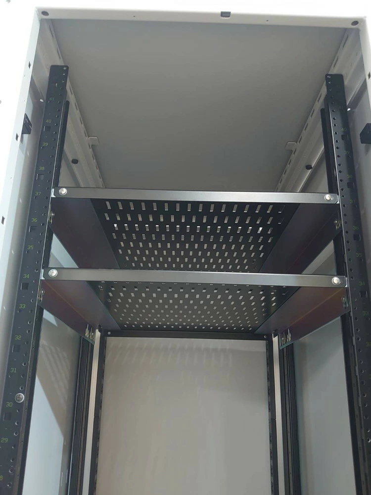 サーバーラック 19インチEIA規格 河村電器産業 ITN42-9020 W600×D900×H2100 ホワイトグレー 中古 - 画像 (8)