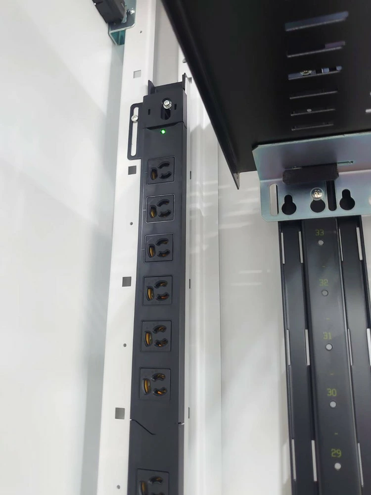 サーバーラック 19インチEIA規格 河村電器産業 ITN42-9020 W600×D900×H2100 ホワイトグレー 中古 - 画像 (10)