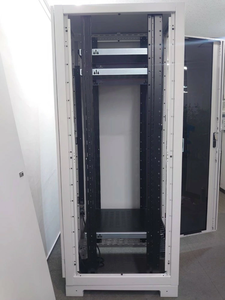 サーバーラック 19インチEIA規格 河村電器産業 ITN42-9020 W600×D900×H2100 ホワイトグレー 中古 - 画像 (14)