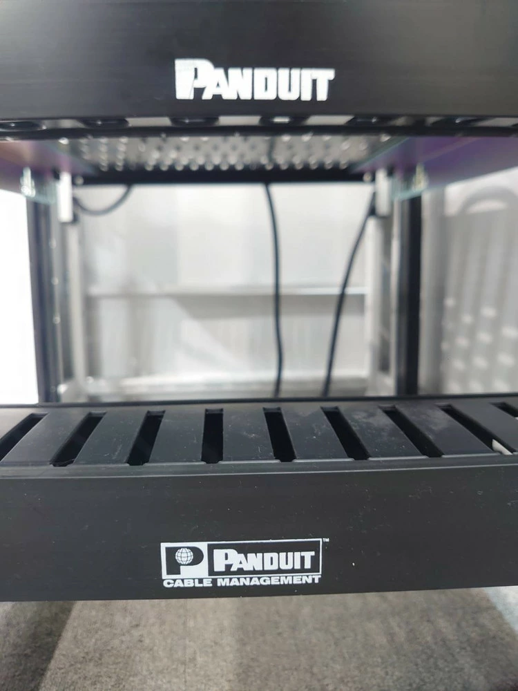 サーバーラック 19インチEIA規格 河村電器産業 ITN42-9020 W600×D900×H2100 ホワイトグレー 中古 - 画像 (16)