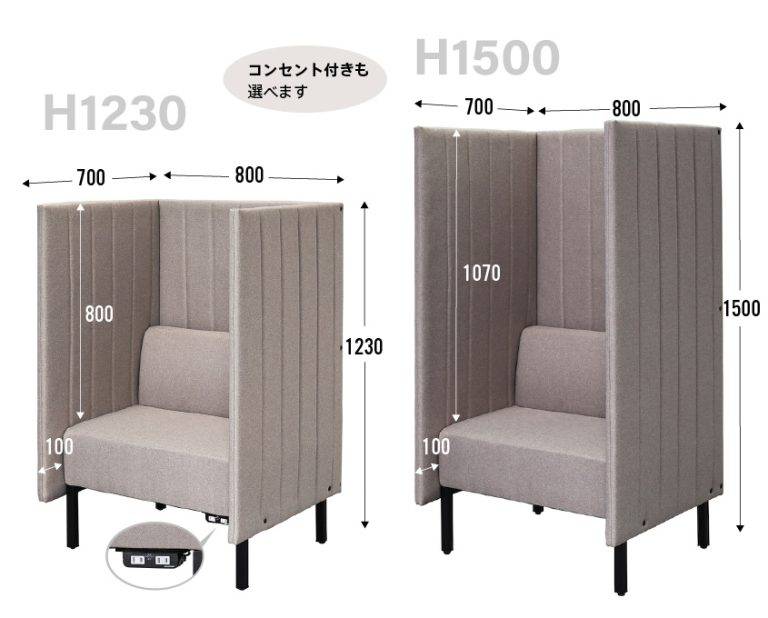 【法人様限定商品】ロビーチェア ファブリックソファ 両側パネルタイプ W800×H1230 グリーン RFFBS-8012GNR 新品 - 画像 (6)