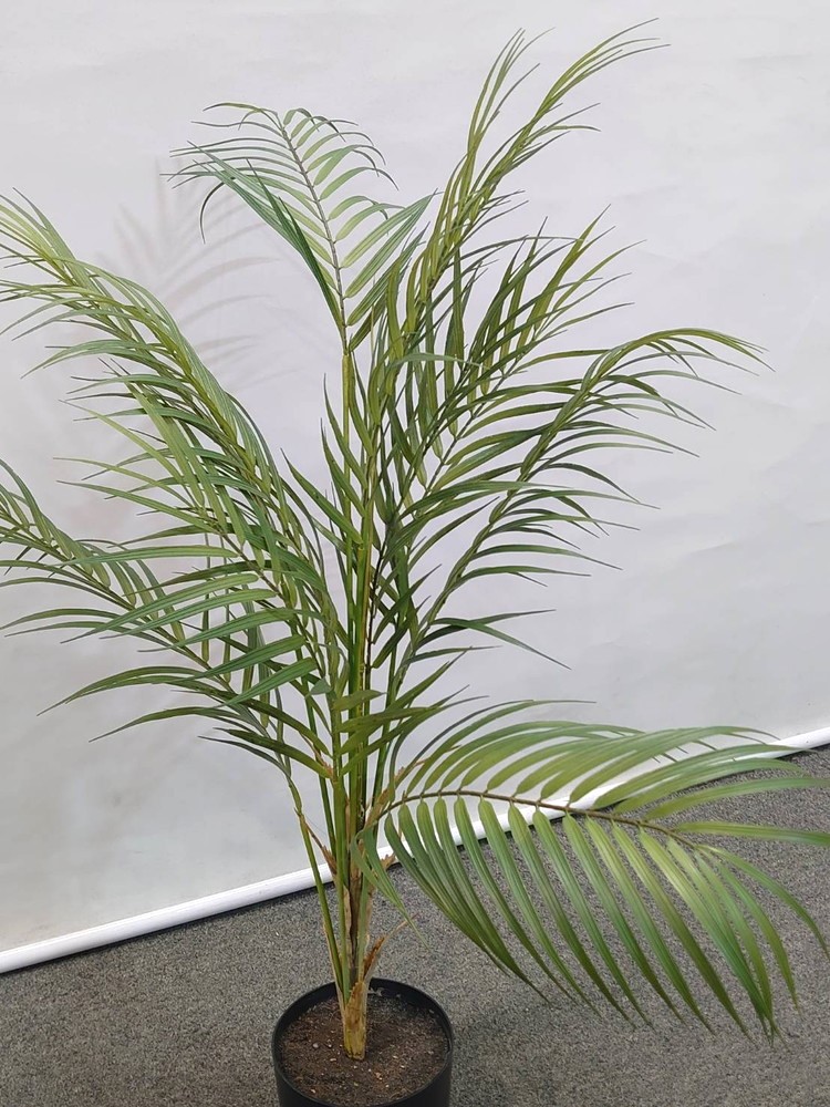 アレカヤシ風 フェイクグリーン 鉢付き H780 / 約0.8m 人工観葉植物 - 画像 (3)