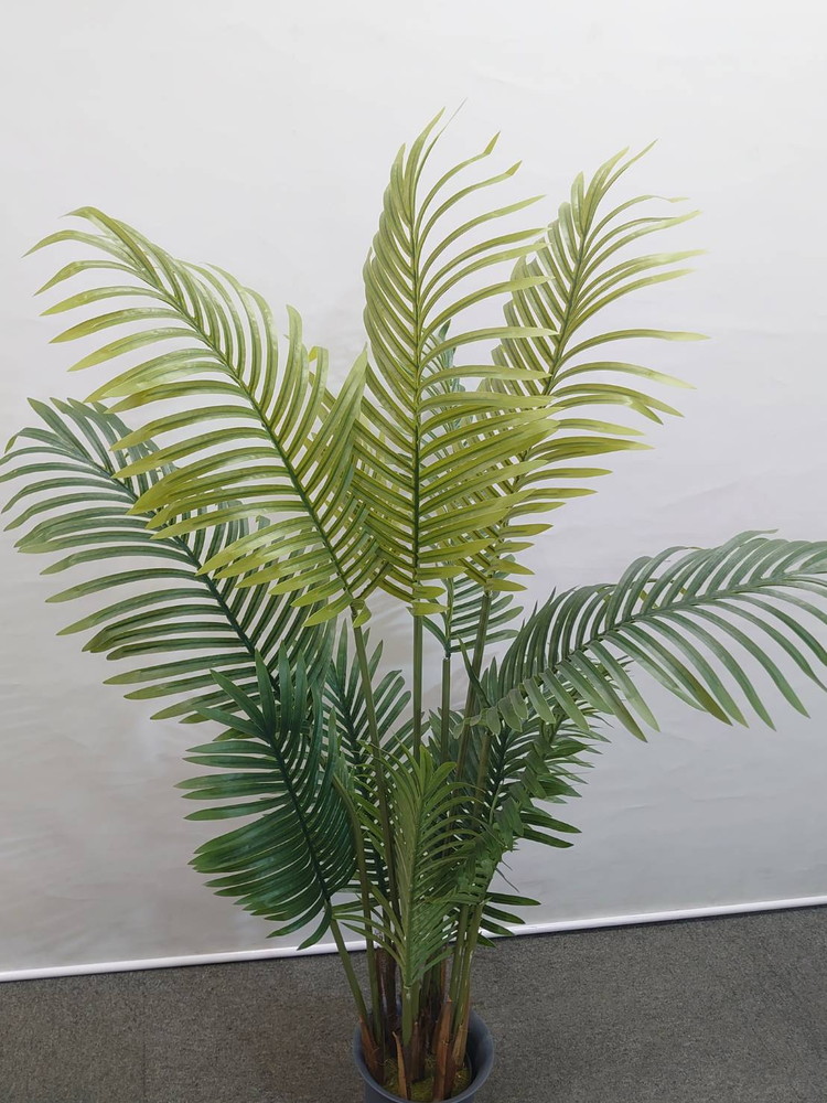 東京地区送料無料 フェイクグリーン アレカヤシ風 H1380 / 約1.4m 人工観葉植物 インテリアグリーン - 画像 (3)