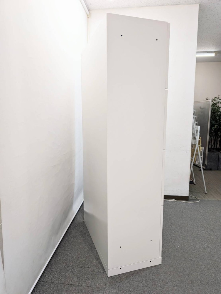 ロッカー 8人用 ダイヤル錠付き 投函口付 イトーキ シンライン W900 H1790 ホワイト HCN-189HER2 中古 - 画像 (8)