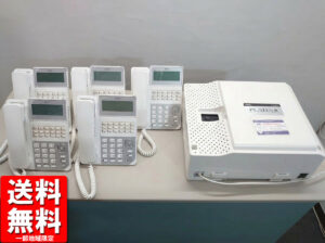 ビジネスフォン 主装置＋電話機5台セット SAXA PT3000Std 中古