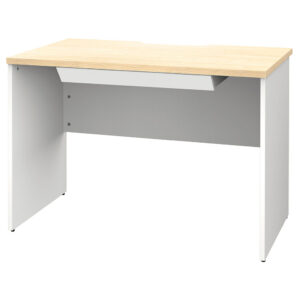 プランシリーズ 木製デスク W1000×D600 ナチュラル×ホワイト脚 引出付き RFPD-1060NA-WL-DR 新品 デスク