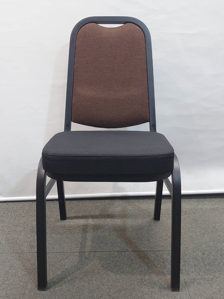 スタッキングチェア 14脚セット 会議チェア ダイニングチェア 積み重ねチェア 布張り 中古 - 画像 (6)