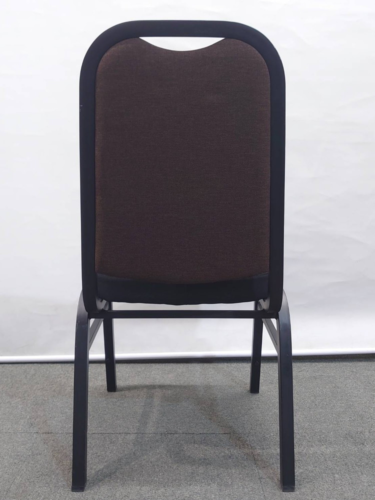 スタッキングチェア 14脚セット 会議チェア ダイニングチェア 積み重ねチェア 布張り 中古 - 画像 (7)