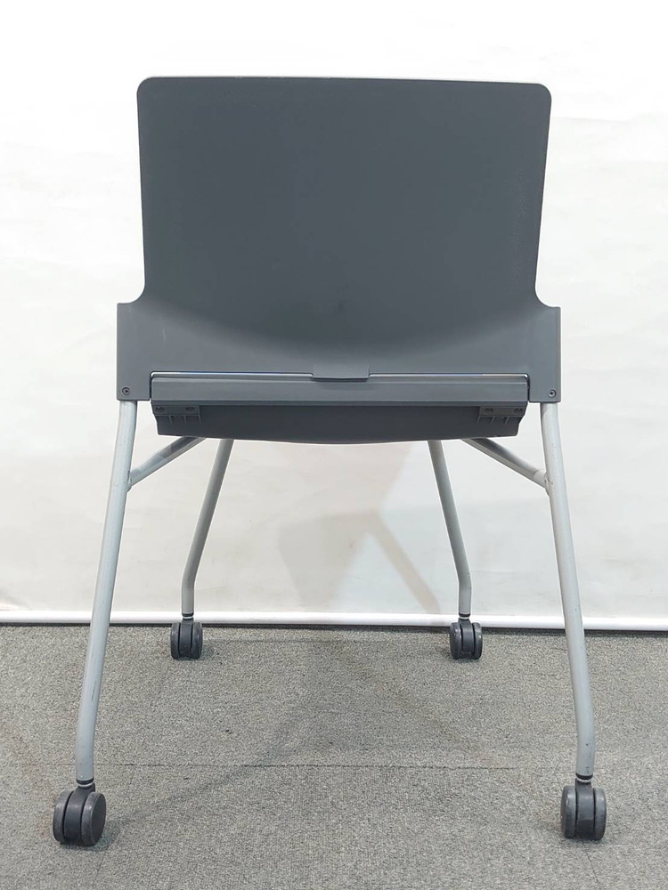 ミーティングセット 4人用 会議セット テーブル3色あり W1500 D750 会議チェア スタッキングチェア 中古 - 画像 (9)