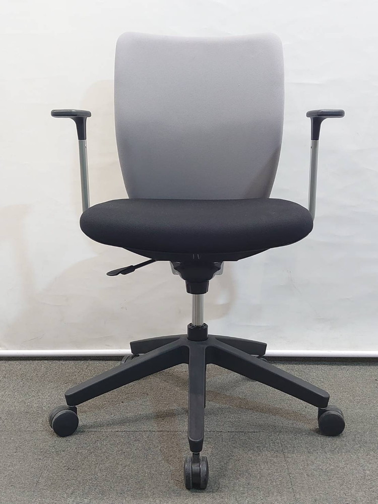 在庫20脚以上 オフィスチェア ウチダ エポチェア 肘付き キャスターチェア 中古 - 画像 (4)