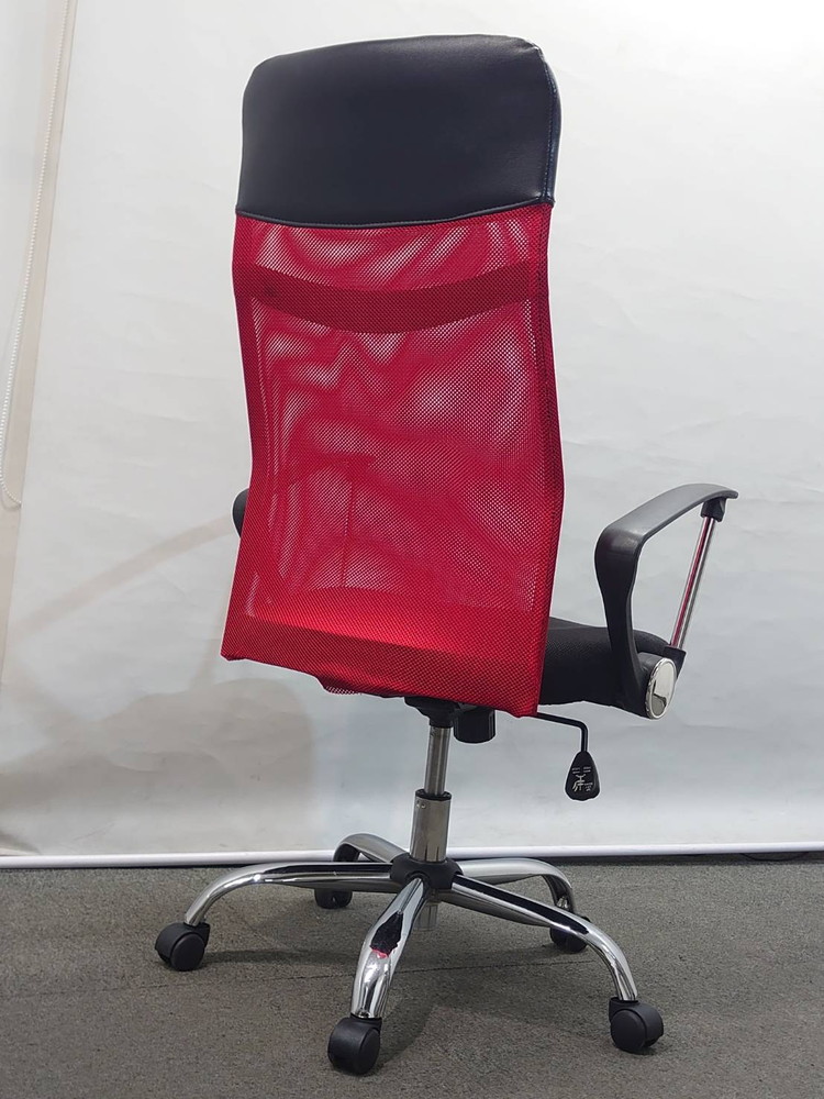 【店頭引き渡し限定】 オフィスチェア キャスター付き メッシュチェア 肘つき ハイバック 中古 - 画像 (2)