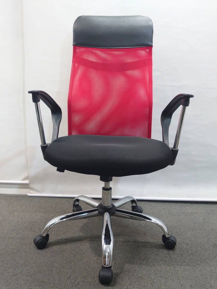 【店頭引き渡し限定】 オフィスチェア キャスター付き メッシュチェア 肘つき ハイバック 中古 - 画像 (3)