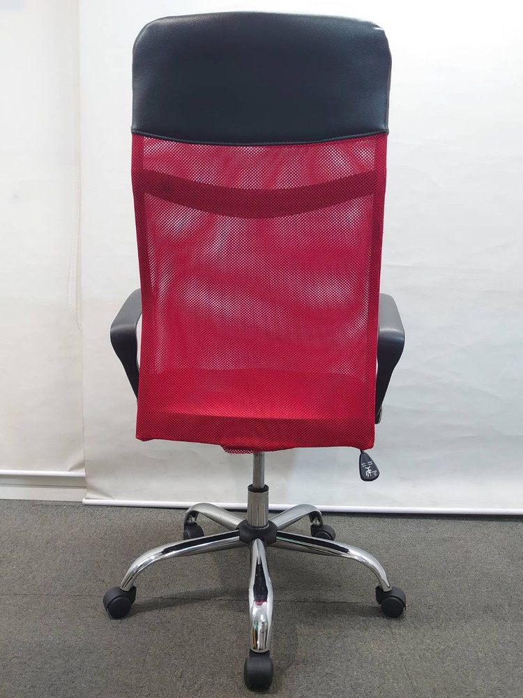 【店頭引き渡し限定】 オフィスチェア キャスター付き メッシュチェア 肘つき ハイバック 中古 - 画像 (4)