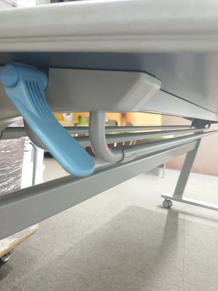 会議 テーブル 折りたたみ スタッキングテーブル スタックテーブル キャスター付き オカムラ Nタイプ 中古 - 画像 (9)