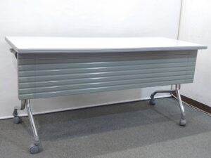 会議テーブル W1500 D600 スタックテーブル 幕板付き ホウトク 折りたたみテーブル FSA20M 中古