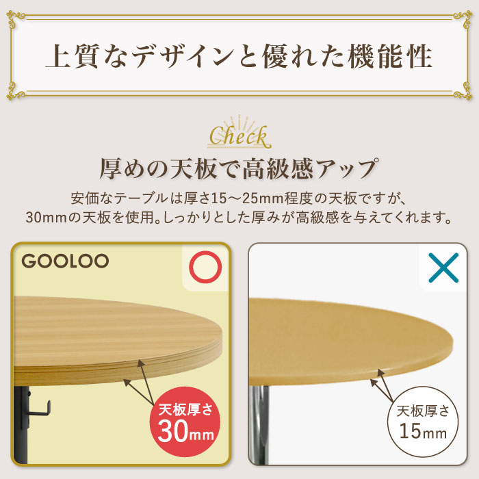 カフェテーブル 角型 W600 H720 ワークテーブル ダイニングテーブル GLC-S60 新品 - 画像 (3)