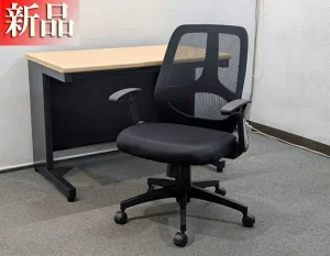 限定2セット オフィスデスクセット 幅1000mm メッシュチェア プラス SH2-106H WM 新品