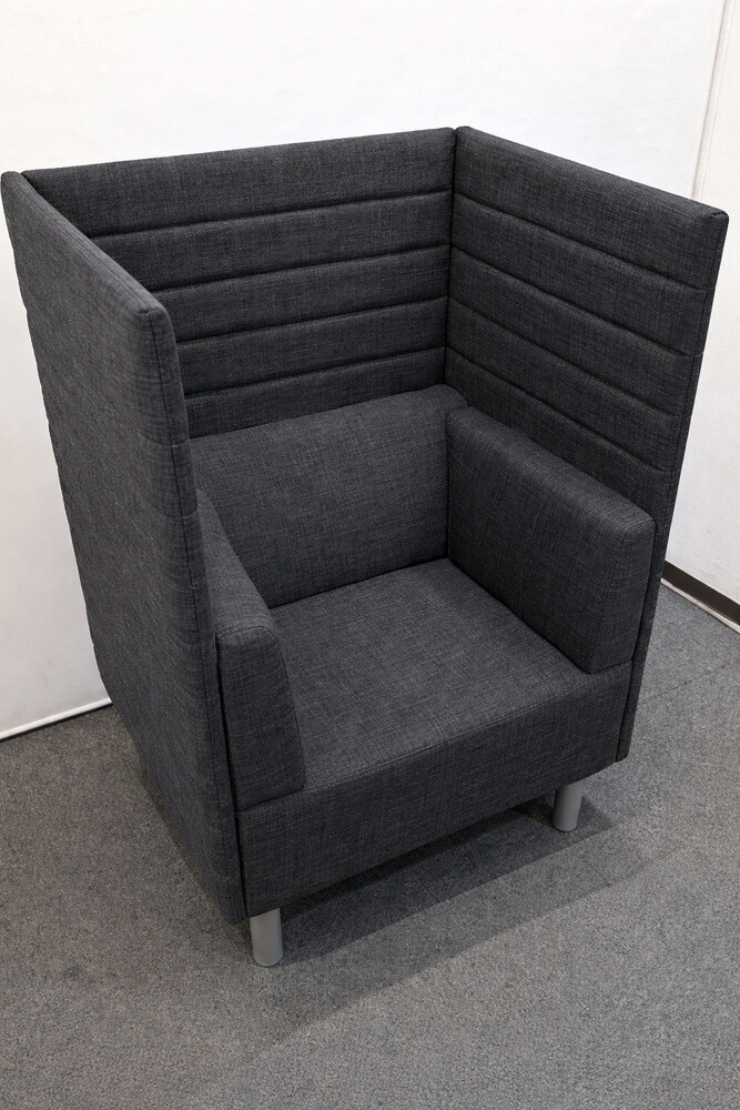 ワークブース 1人用 ブースソファ パーソナルソファ ブース型ソファ ブースセット オフィスブース 個人ブース パーソナルブース アスプルンド 中古 - 画像 (4)