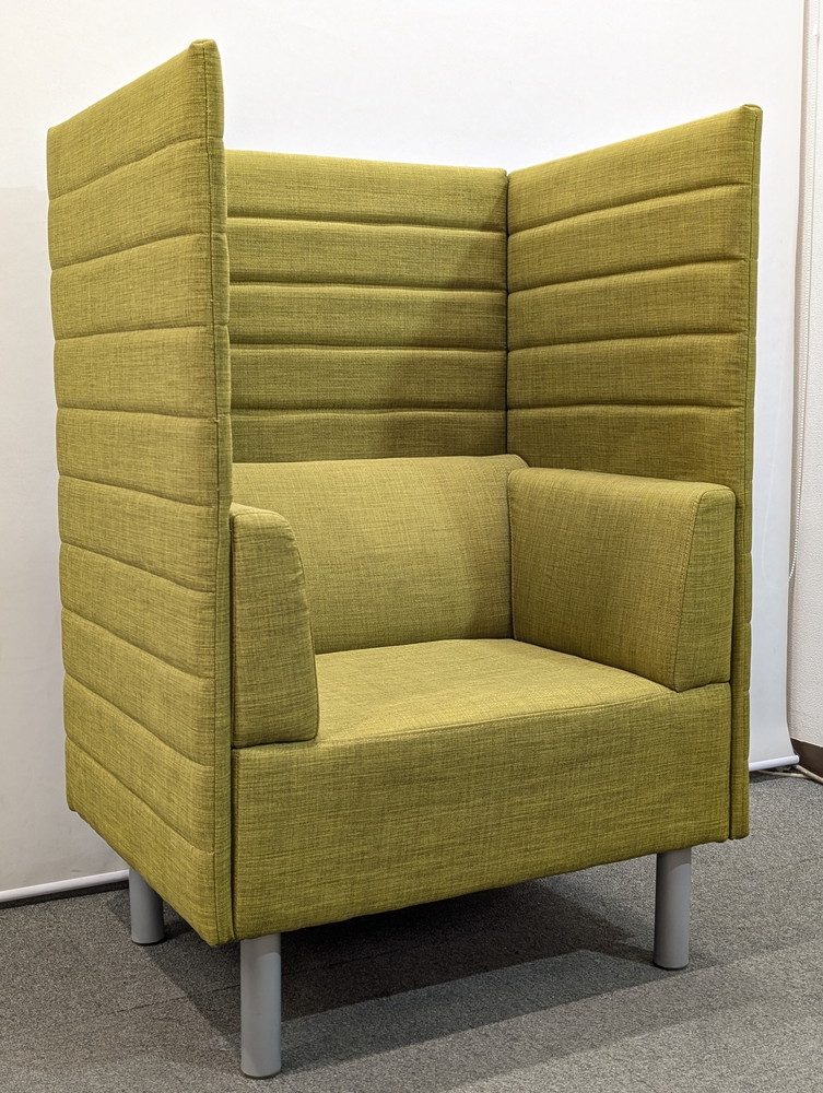 ワークブース 1人用 ブースソファ パーソナルソファ ブース型ソファ ブースセット オフィスブース 個人ブース パーソナルブース アスプルンド 中古 - 画像 (2)