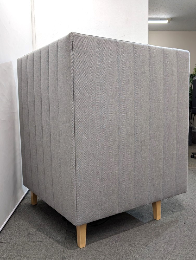 ワークブース 1人用 コクヨ インターバル CN-C201WS1 パネル・テーブル付 ソファ付 パーソナルブース 中古 - 画像 (13)